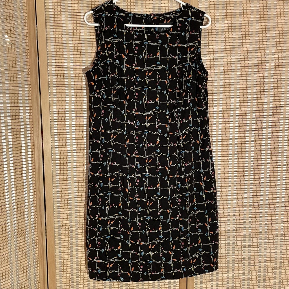 U2 Wear Me Out Womens 14‎ Wild Floral Dress Sleeveless Pencil Cottagecore